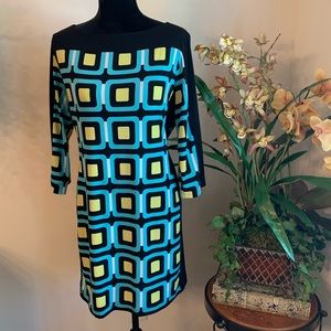 BANANA REPUBLIC  I  Abstract Print Sheath Dress